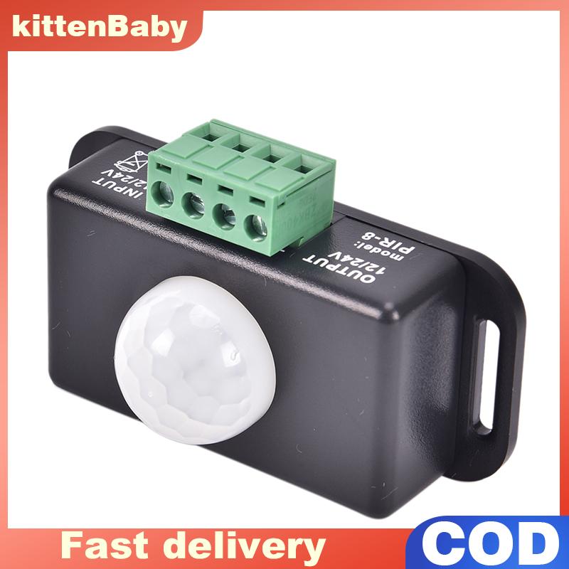 👉Hot Sale kittenBaby สวิตช์เซ็นเซอร์ตรวจจับการเคลื่อนไหวแบบอินฟราเรด6A ไฟฟ้ากระแสตรง12โวลต์24โวลต์สำหรับหลอดไฟ LED ราคา 100 บาท*ส่งฟรี