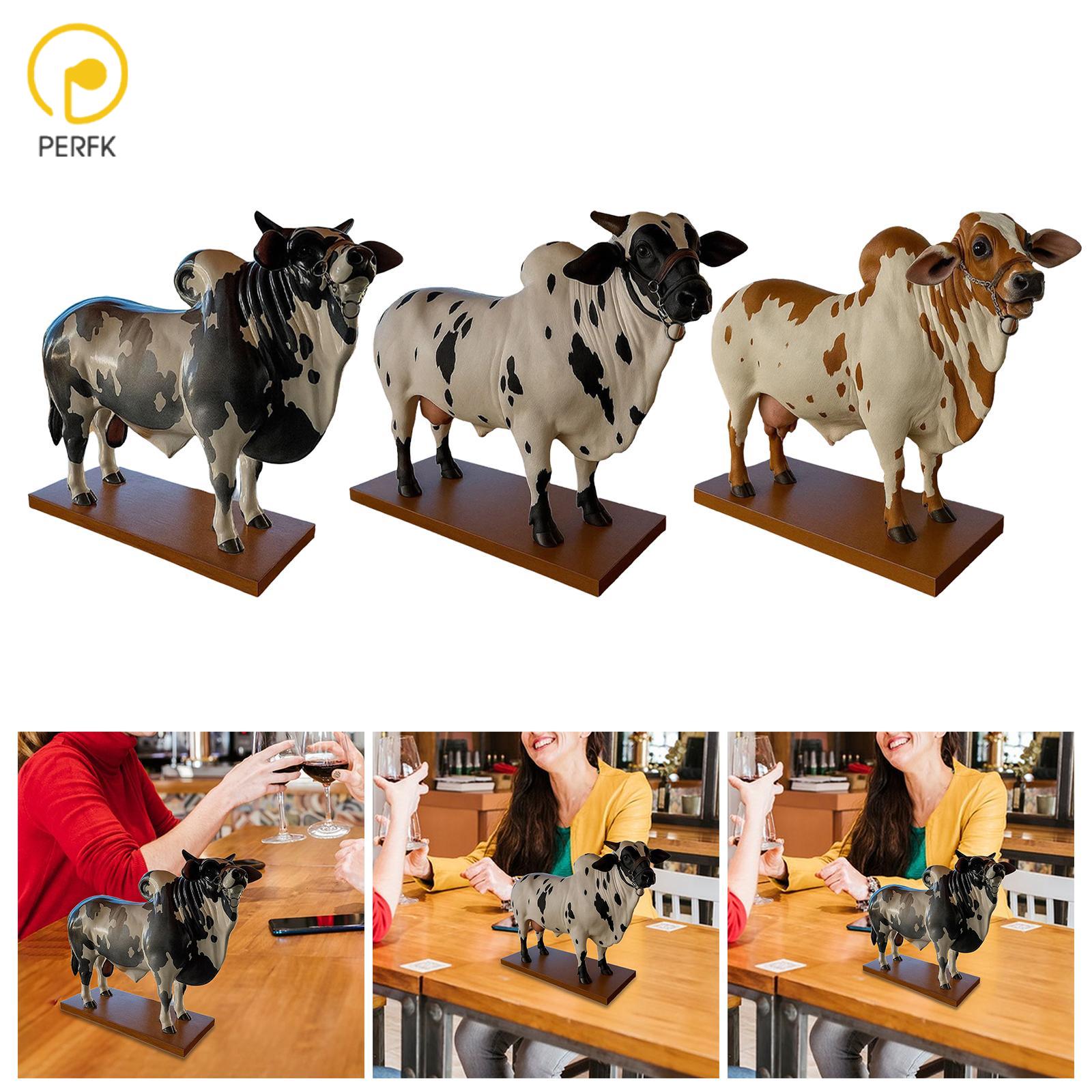 Bull Figurine Liquor Dispenser Bar Drink Dispenser Resin Beverage Container Novelty Fun Decorative for Travel Home Wedding