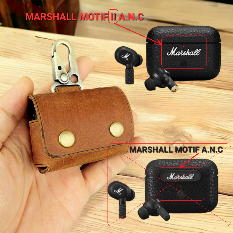 Bao da marshall motif ii a.n.c tối giản handmade