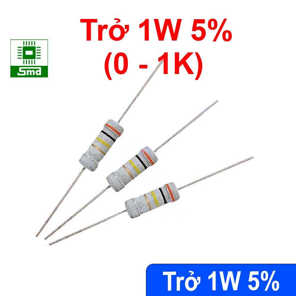 Điện Trở Công Suất 1W 5% Các giá trị 1R 10R 20R 100R 220R 2K2 220K linh kiện điện tử chất lượng tốt