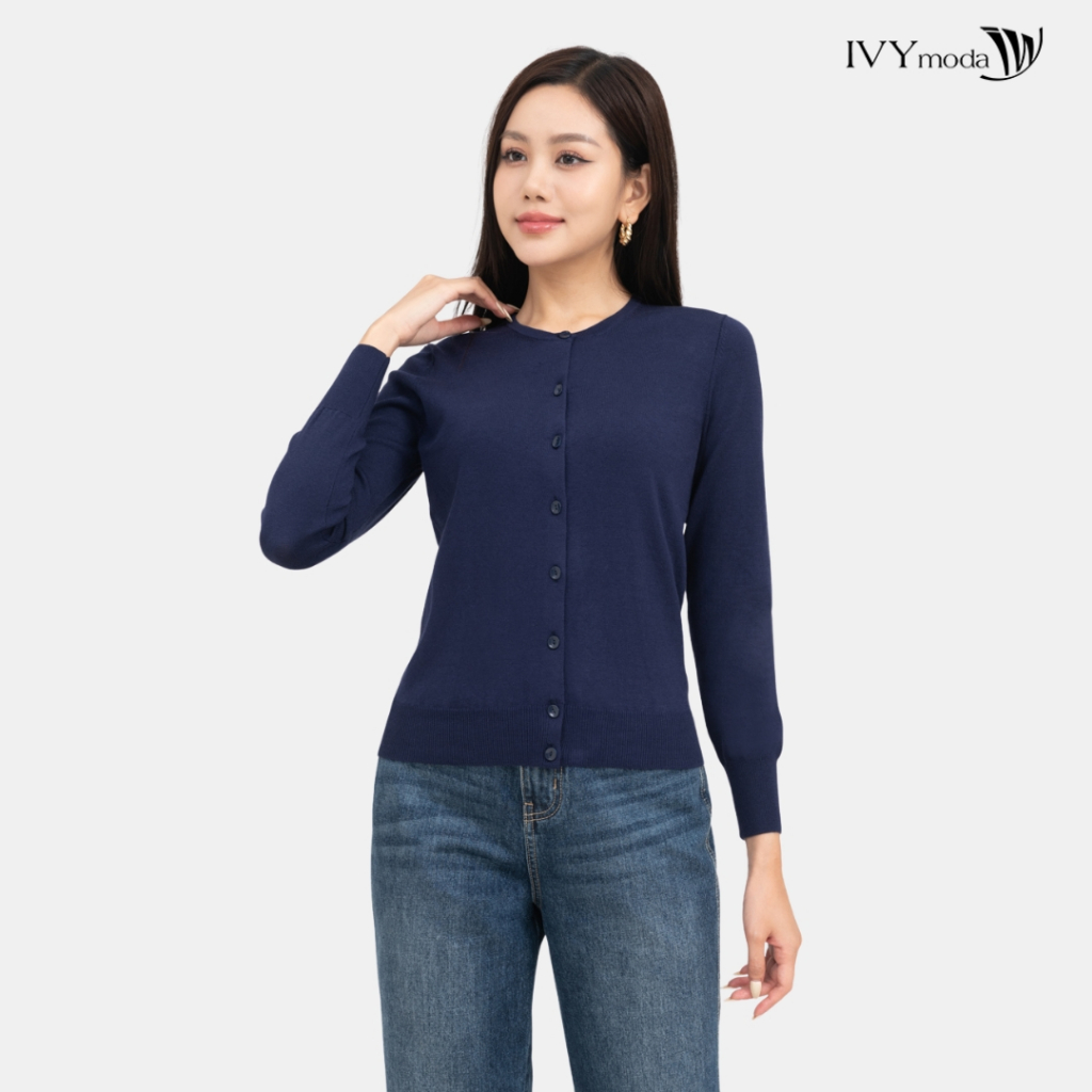 Áo khoác len cài khuy nữ IVY moda MS 77P0067