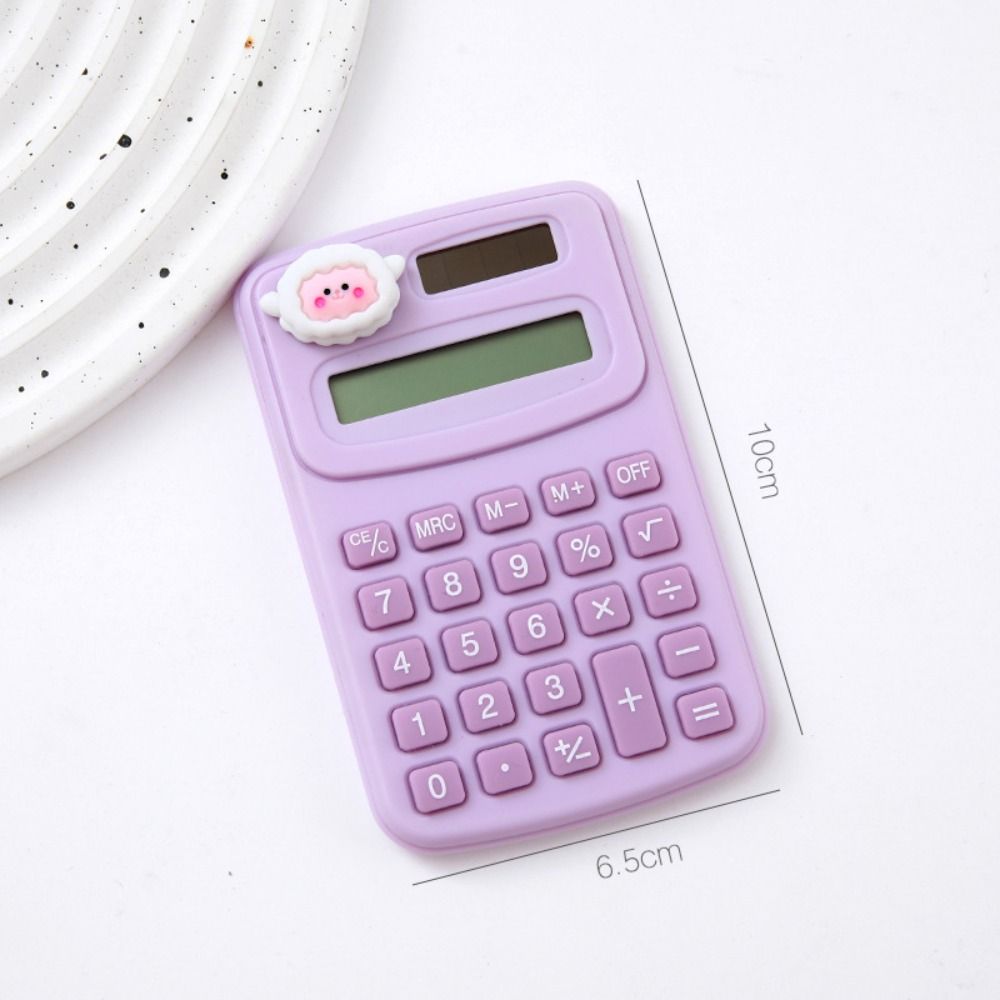 CROSSTIME Động vật hoạt hình Máy tính mini cầm tay dễ thương 8 chữ số Trọng lượng nhẹ Máy tính hoạt hình dễ thương Tính toán thuận tiện Nhỏ Làm việc văn phòng - 4