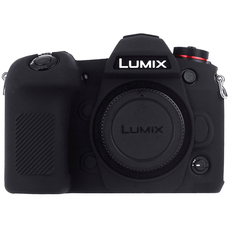Cho Panasonic Lumix G9 Silicone ruer Vỏ bảo vệ máy ảnh da Túi máy ảnh bảo vệ Bìa