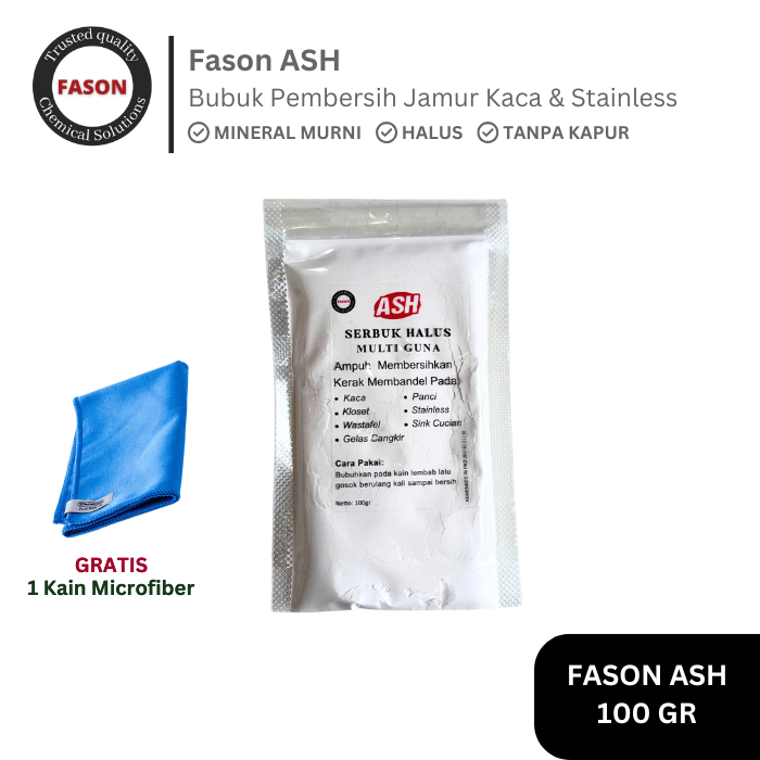 Fason ash powder organic anti beret car glass mildew cleaner 100gr Giá 10,000 Đồng*Miễn phí vận chuyển