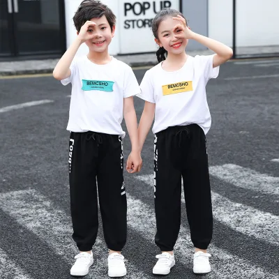 2-10 Year Kids Girls Boys Solid Color Casual Long Pants Anti-mosquito Harem Pants