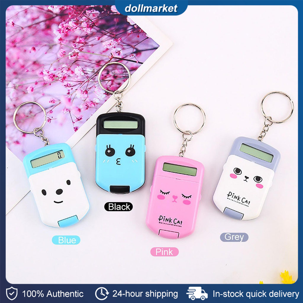 Mini Flip Keychain Calculator by Office Essentials