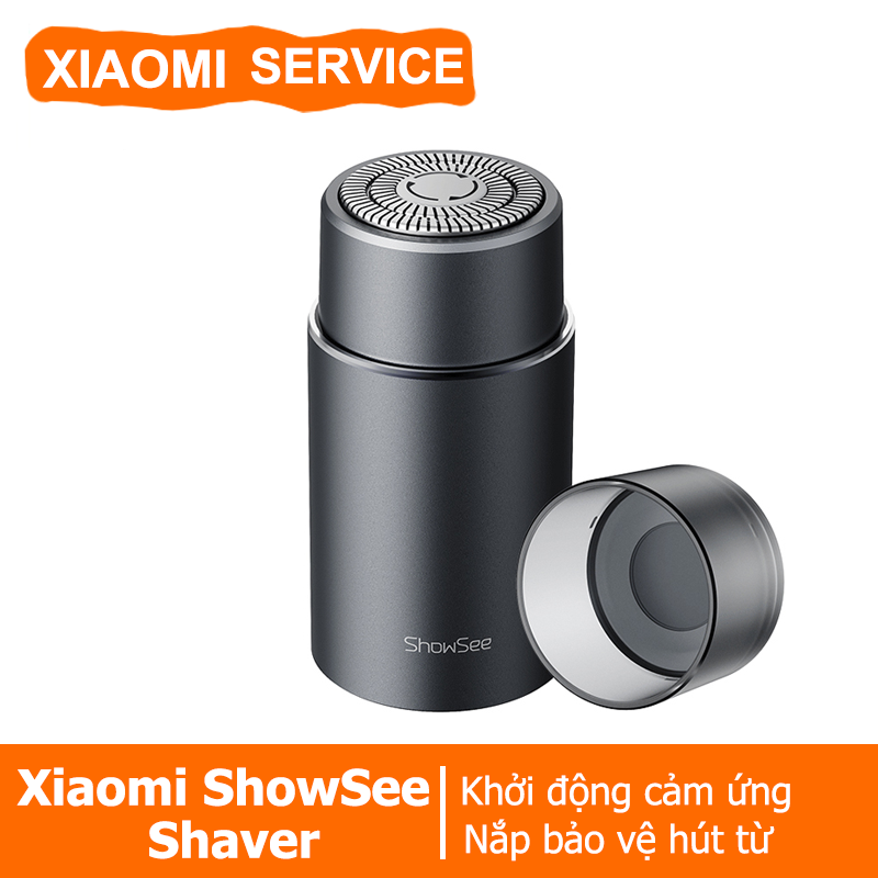 Xiaomi Showsee Máy Cạo Râu Cảm Biến Thông Minh Vỏ Bảo Vệ Từ Tính Khởi động Cảm ứng Dao Cạo Chống Nước IPX7 Cầm Tay Không Có Nút Bấm