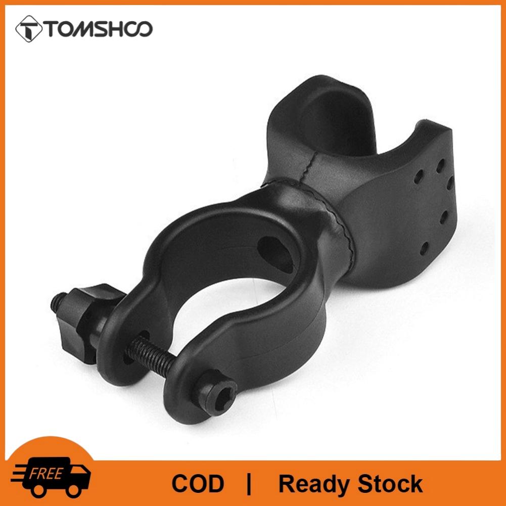 Bike Torch Clamp Secure Bike Flashlight Mount for Night Cycling
