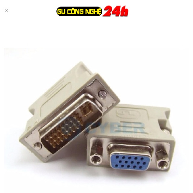 Đầu chuyển dvi sang vga 24+1