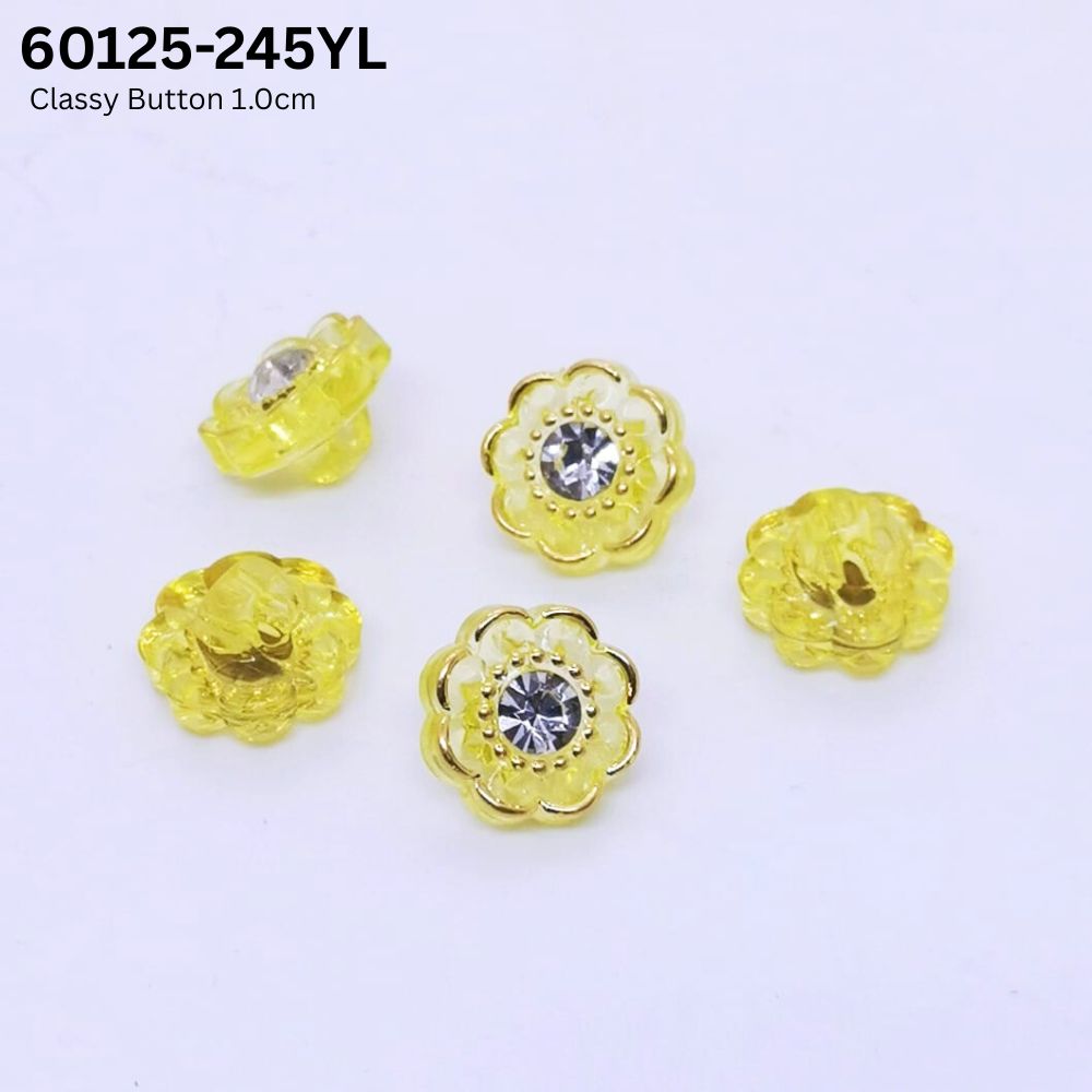 5pcs Fashion Classy Button Epoxy Acrylic Resin for Sewing DIY Butang Pearl Baju Kurung Vintage Elegant (60125)