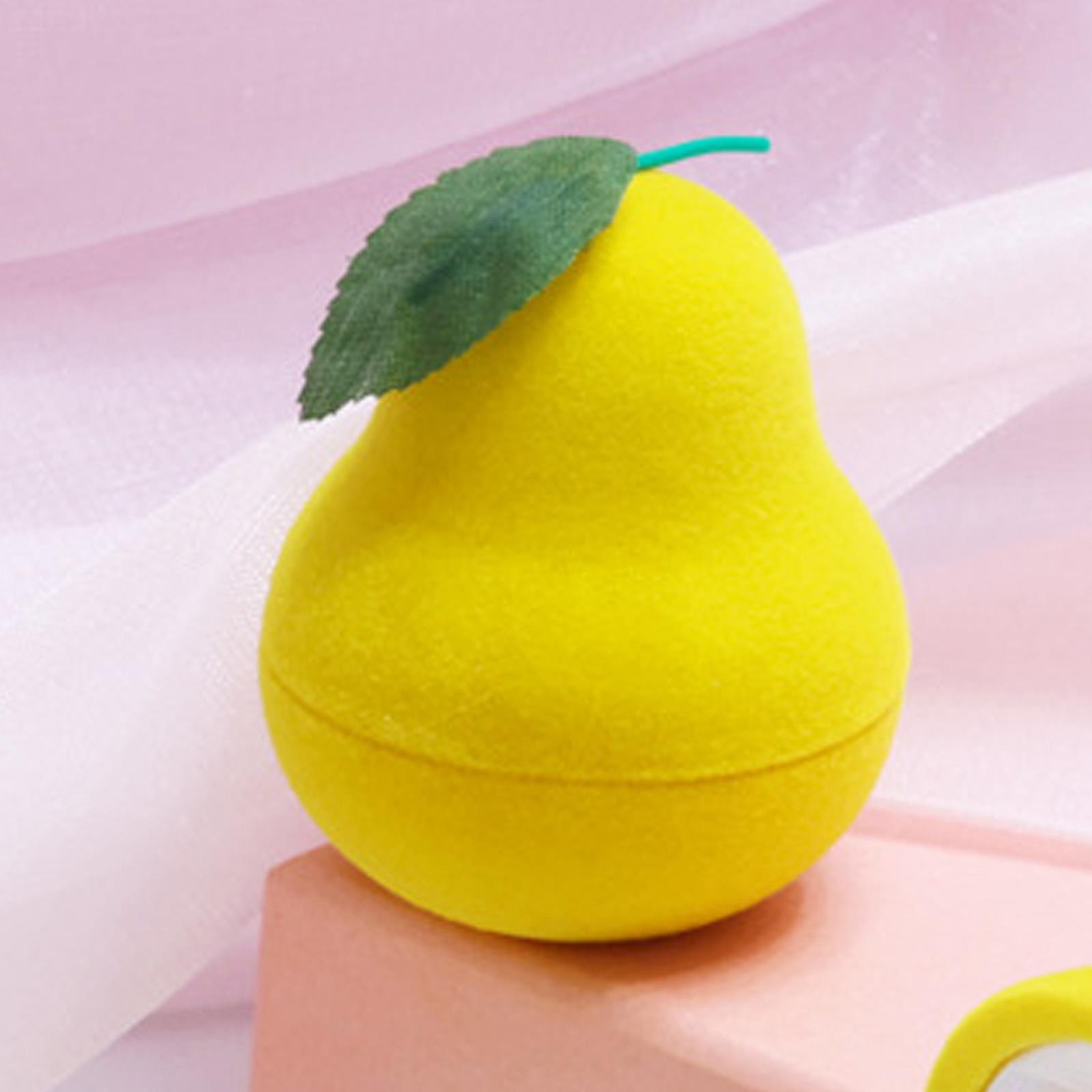 BNTREND Wedding Ring Box Pear Shape Ring Storage Box for Party Birthday Ceremony
