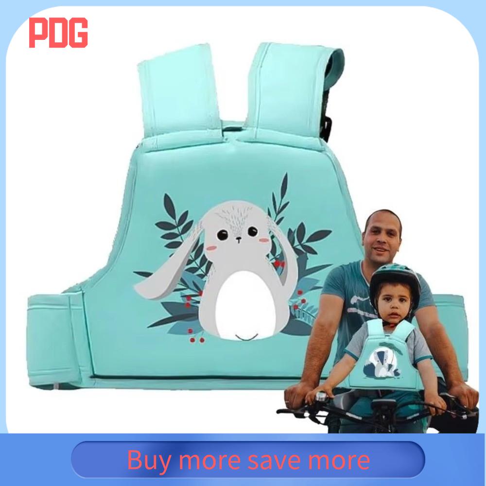PDG Có vai Dây đai an toàn cho trẻ em Thoáng khí Có thể điều chỉnh Dây đai xe máy cho trẻ em Những điều cần thiết cho việc nuôi dạy con cái Thiết kế hoạt hình Dây đai an toàn cho xe máy Phương tiện di chuyển cho trẻ em