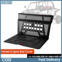 ❤❤❤Hot Sale SD&HI UTV Rear Engine Bed Cover Compatible With Polaris RZR XP 1000   RZR XP Turbo 2014-2023 Vented Engine Cover