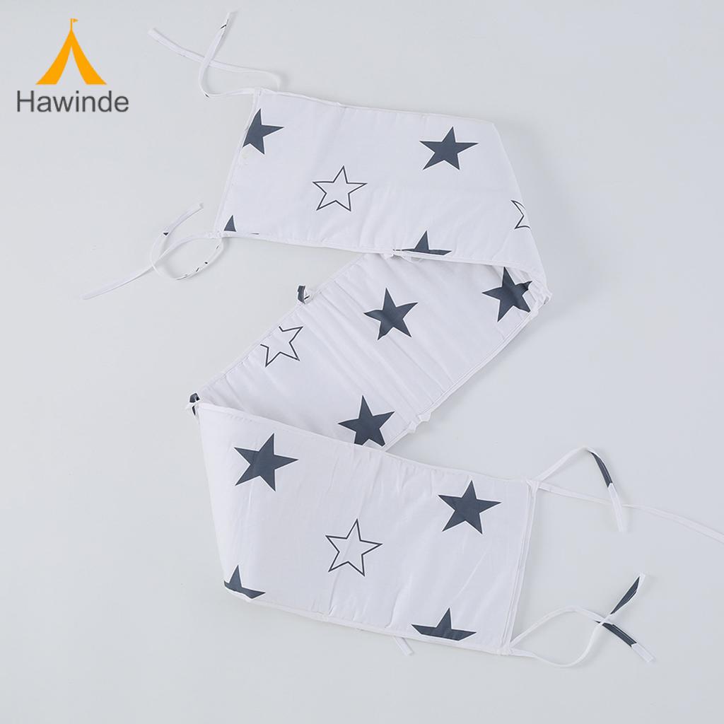 Hawinde CẢN GIƯỜNG gấp cho bé sơ sinh Bắc Âu cho trẻ sơ sinh dày lên sao quây cũi cũi xung quanh