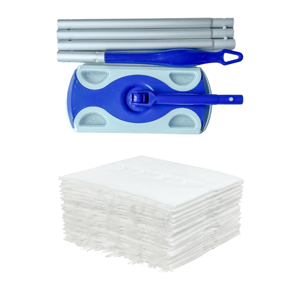 ECOCOKU Có thể tái sử dụng Giấy loại bỏ bụi Vải không dệt Giặt không cần dùng tay Đồ dùng vệ sinh sàn nhà Di động Ngoài ra, nhung Cây lau nhà lười biếng Loại bỏ lông thú cưng - 3