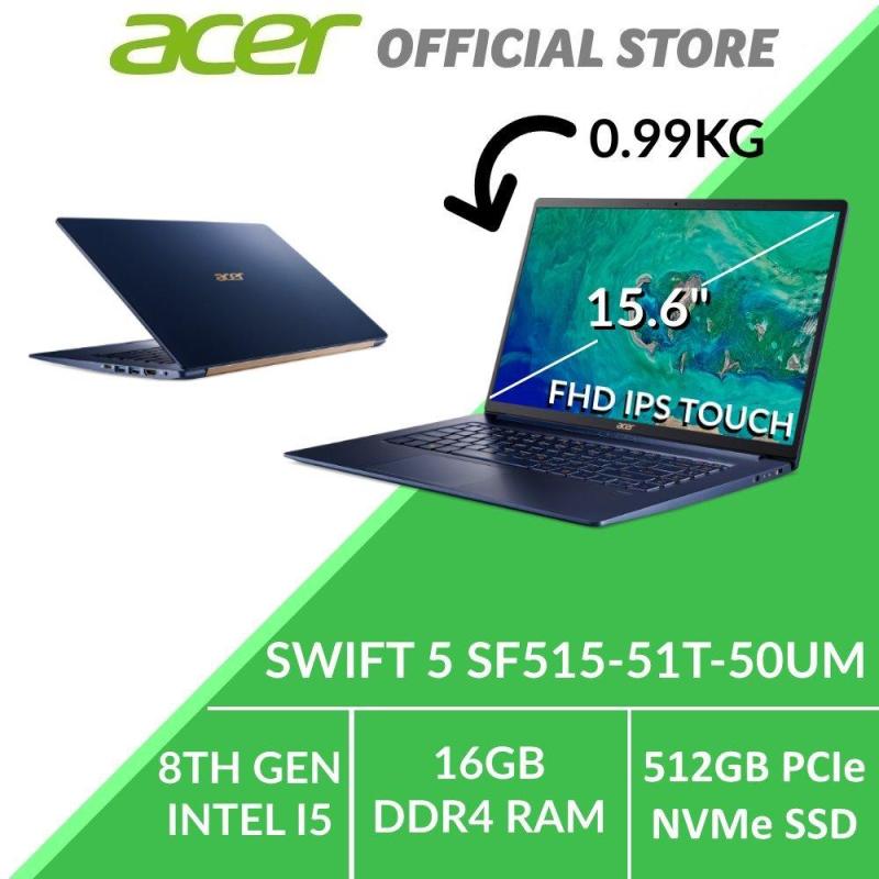 Acer Swift 5 SF515-51T-50UM 15.6-Inch Intel i5 Thin and Light Laptop (Blue)