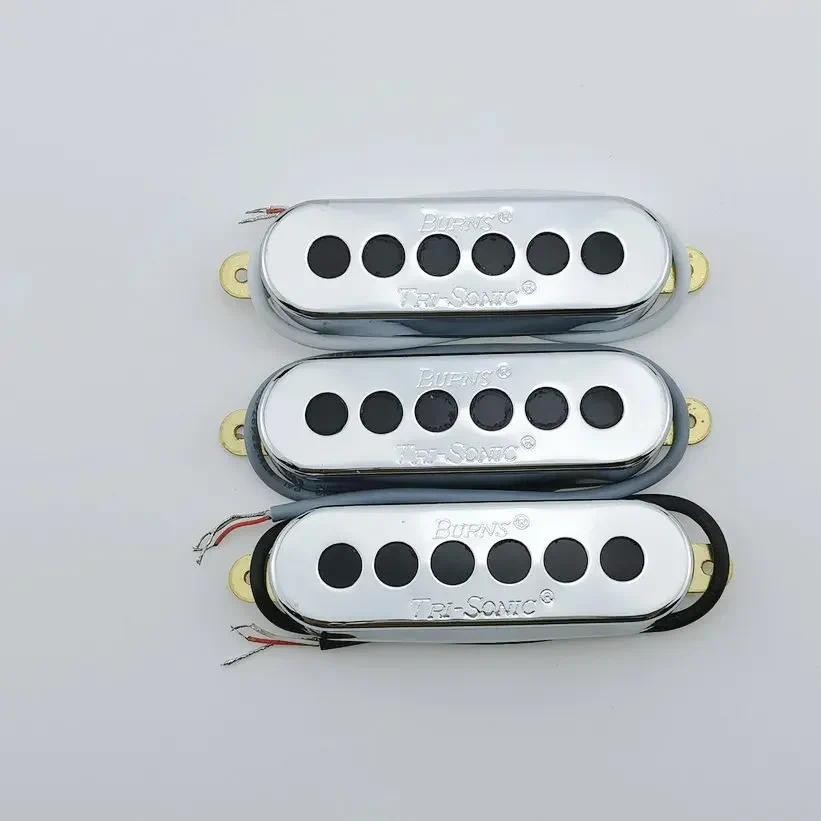 WK-Burns Guitar Pickups SSS Single coil Pickups Chrome 1Set ราคา 1,032 บาท*ส่งฟรี