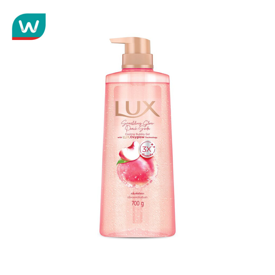 Lux Body Wash Sparkling Glow Peach Soda Gel 700 G. ราคา 139 บาท*ส่งฟรี