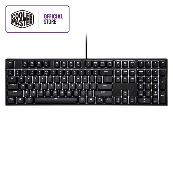 Cooler Master CK320 Mechanical Keyboard, Cherry MX Switches, Low Profile Classic Design, White LED Backlighting (Full Layout / 108 Keys) Singapore