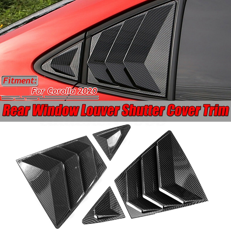 Rear Louver Cover Vent Side Window for Toyota Corolla 2020