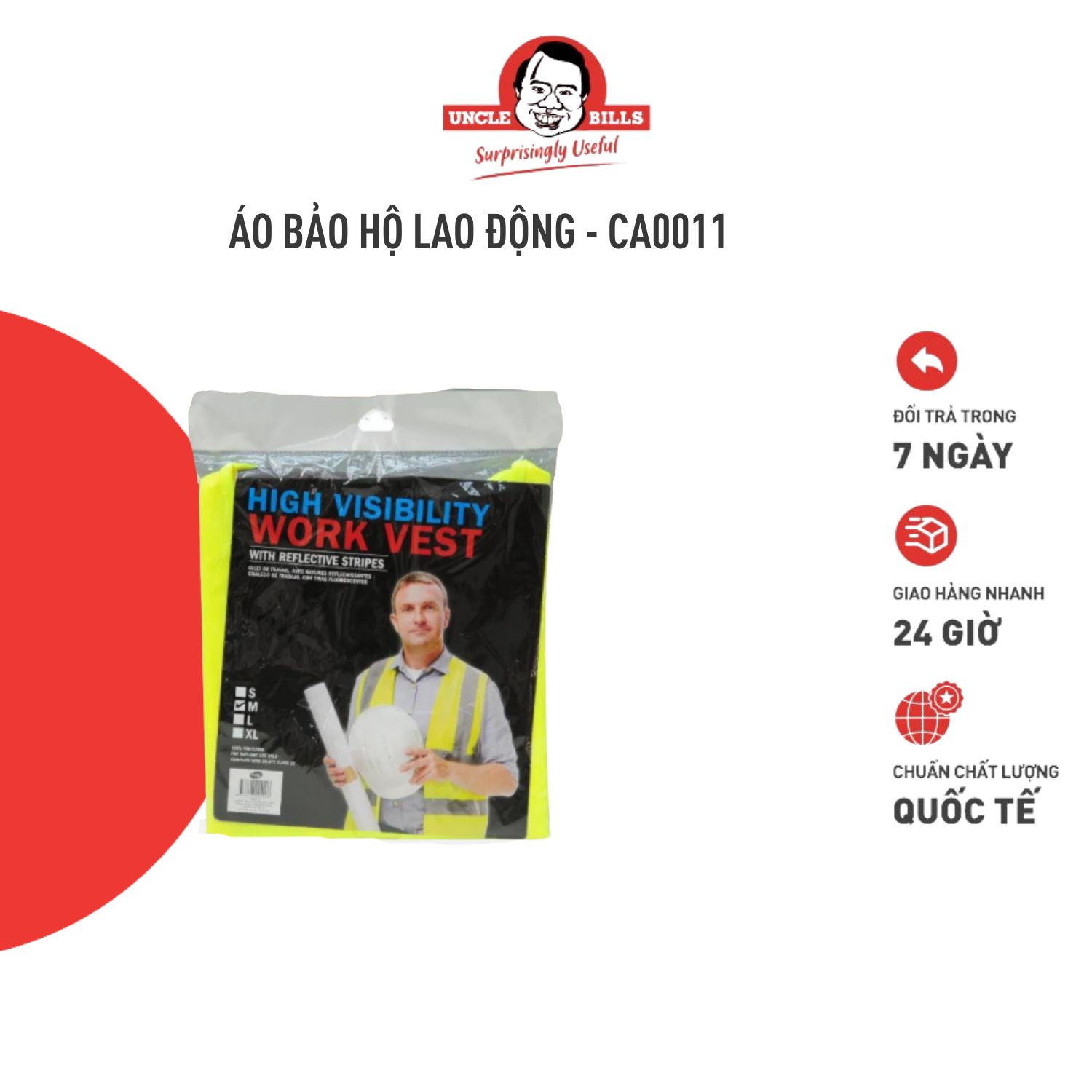 Áo bảo hộ lao động ubl ca0011