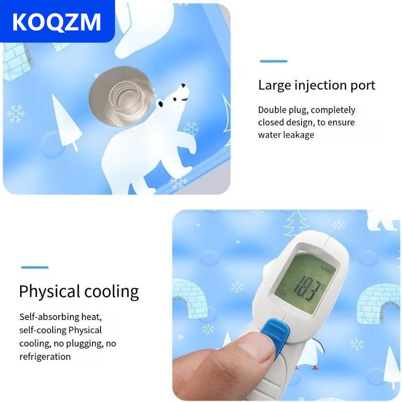 [COD] KOQZM Tự Nước Thêm Pet Làm Mát Mat Ice Gel Xách Tay Bền Băng Đệm Cho Nhỏ Vừa Chó Mèo Mùa Hè Nghỉ ngơi Ngủ Giá 97,656 Đồng*Miễn phí vận chuyển