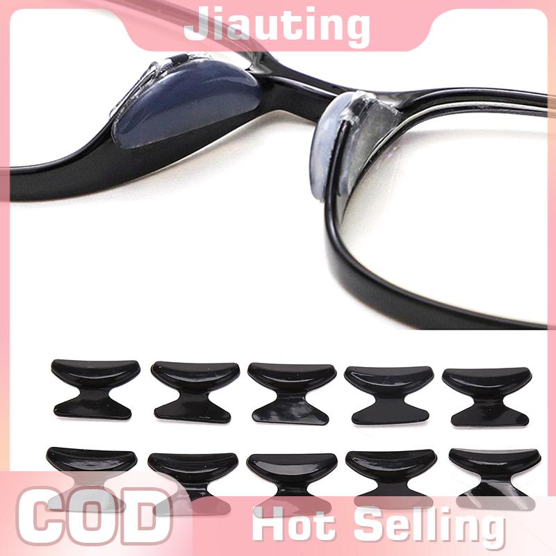 Jiauting 5 Cặp Miếng đệm mũi silicon chống trượt cho kính Mắt Kính Râm