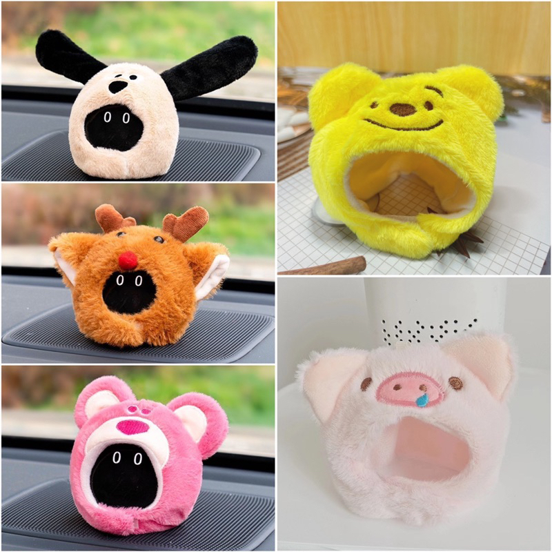 Mũ Trùm Đầu Nhồi Bông Hình Nhân Vật Hoạt Hình lotso / Thỏ / Hươu / Mèo loopy