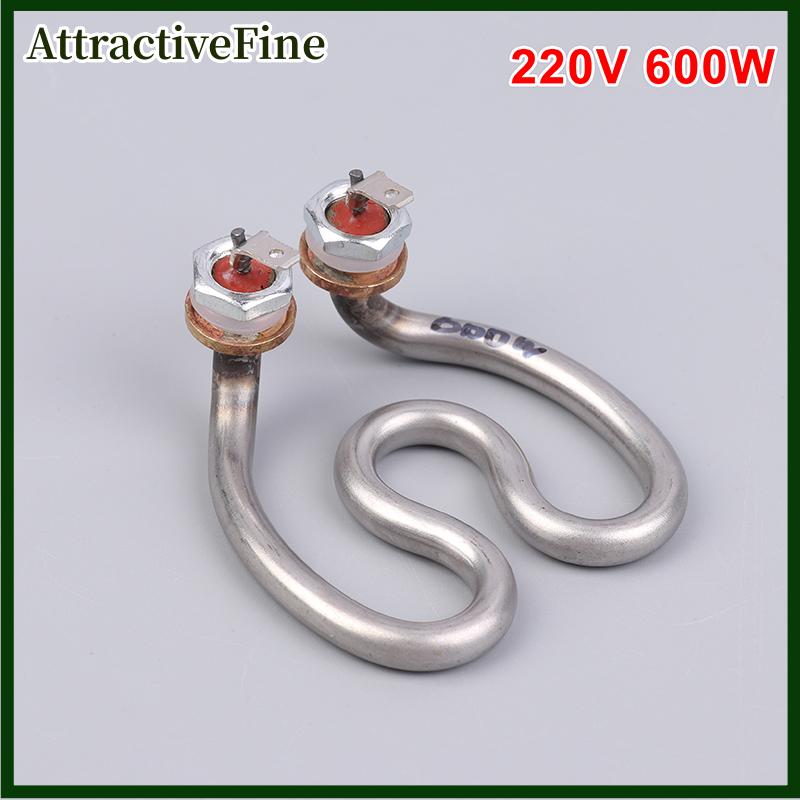 AttractiveFine 500W 600W 220V Ấm đun nước điện không gỉ yếu tố làm nóng móng ngựa nước điện ống nhiệt cho máy pha cà phê - 2