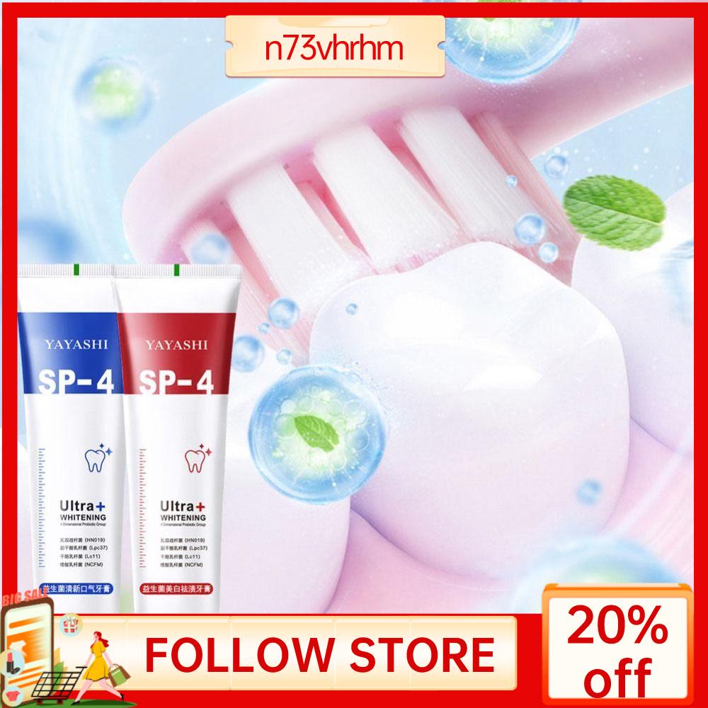 N73VHRHM Mùi đặc biệt Sửa chữa răng Làm Trắng Răng Loại bỏ mảng bám vết bẩn sâu SP-4 Hơi thở tươi mát Kem đánh răng Probiotic Làm sáng da