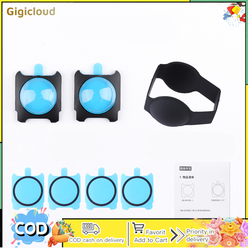 Lens Guards Adhesive Panoramic Lens Protector Compatible For Insta360 One R/rs 360 Action Camera Accessories ราคา 273 บาท*ส่งฟรี