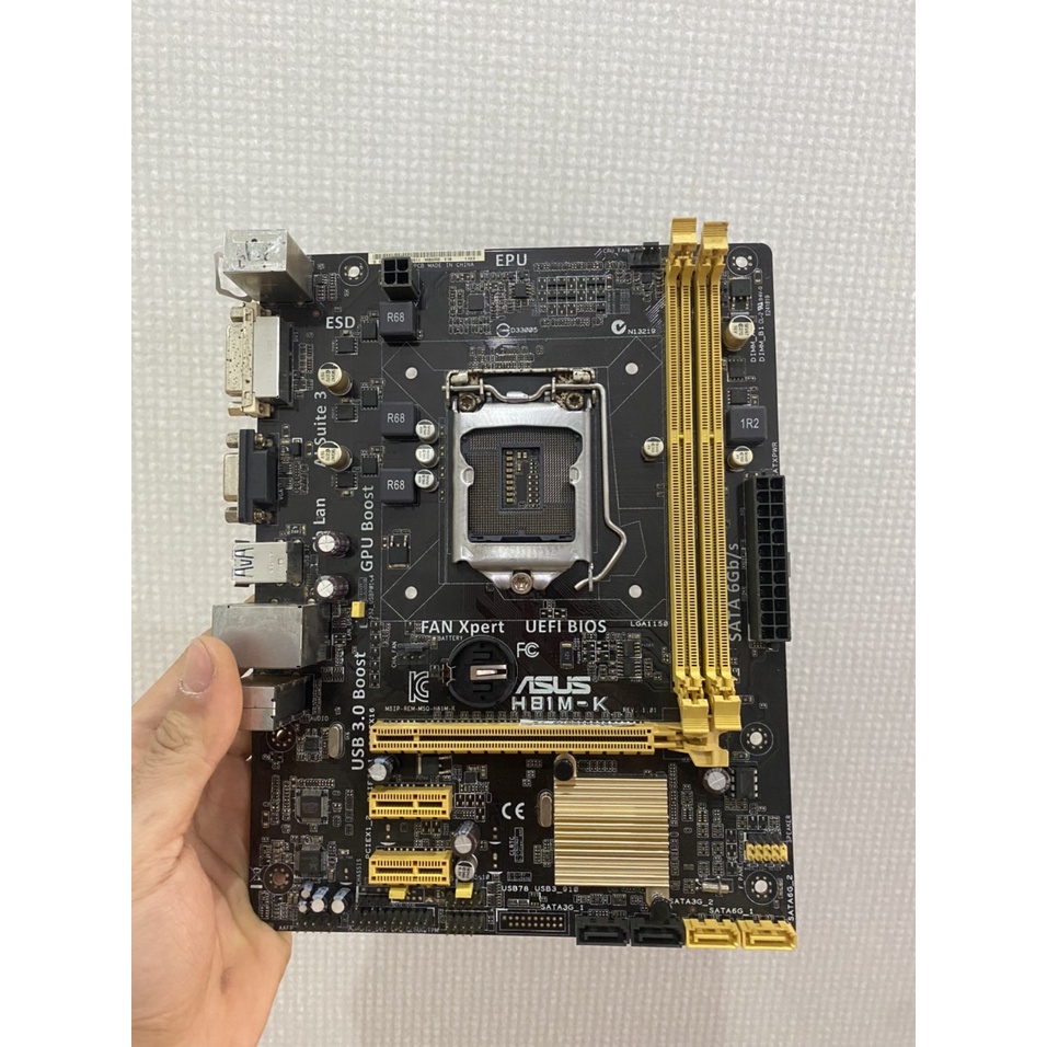 Main Asus H81M-K,P .Main chính hãng bóc máy văn phòng,Main socket 115o