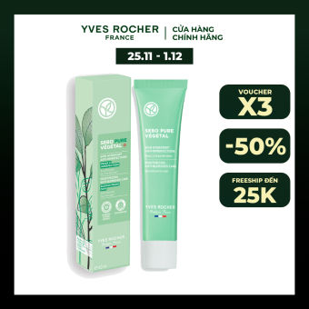 Kem Dưỡng Ẩm Giảm Mụn Mờ Thâm Tinh Chất Bột Trà Boreal Yves Rocher Sebo Pure Vegetal 40ml