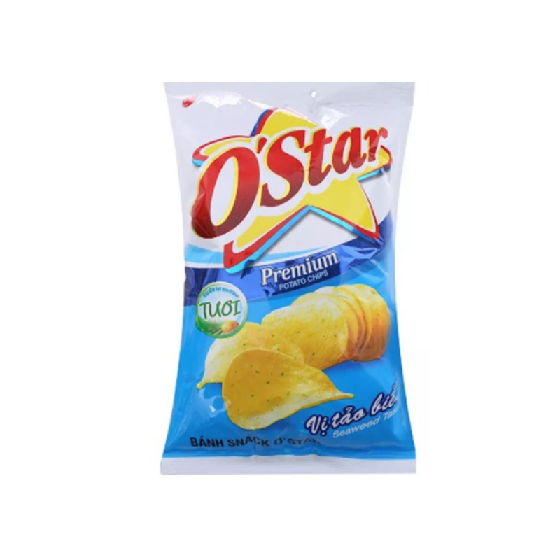 Bimbim snack Ostar khoai tây vị tảo biển/kim chi hàn / Swing gói 36gr