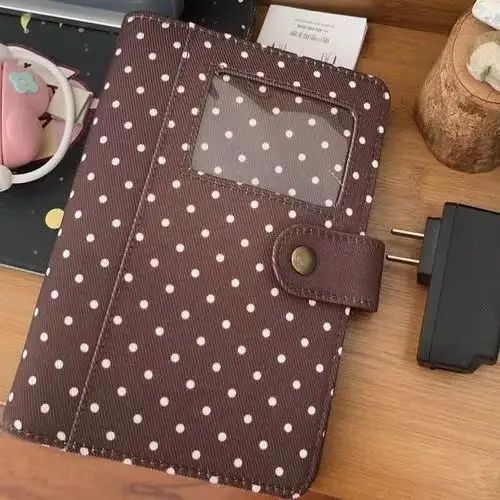 （KY)Korean Ins Notebook A6 Loose Leaf Hand Ledger Journals Diary Notebook Notepad Portable Y2k Cute Stationery Gift School Supplies