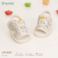 Dép tập đi cho bé Ualarogo sandal đế cao su chống trượt an toàn xăng đan quai dán điều chỉnh UR 833