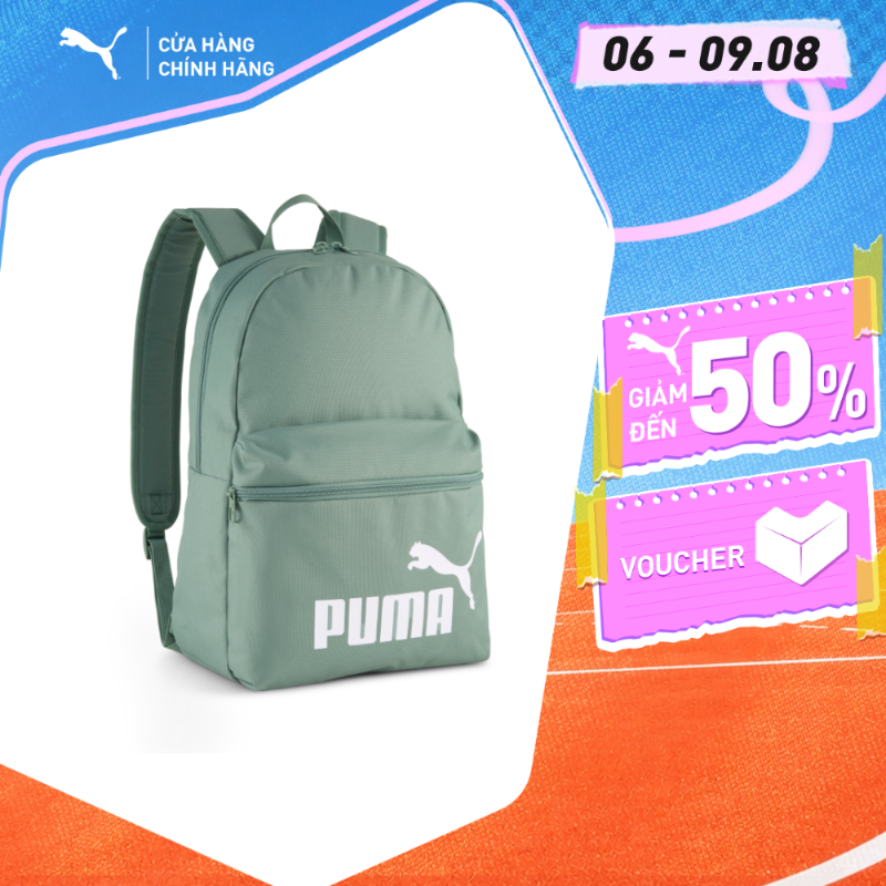 Balo PUMA Unisex Phase Green Moon Màu Xanh Lá