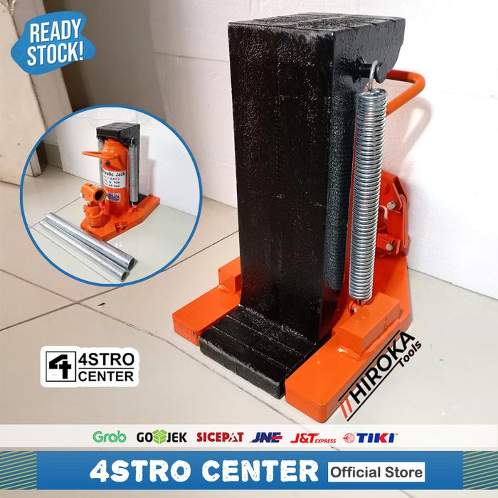 HIROKA DONGKRAK SEPATU 5 TON HYDRAULIC TOE TRACK JACK 5T Harga 1,700,000 rupiah*Gratis Ongkir