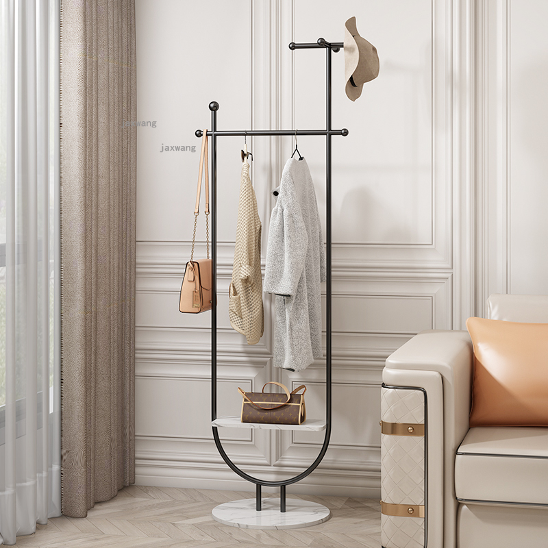 [pjga] Designer Cloakroom Small Apartment Clothing Racks Simple Modern Bedroom Hotel Floor Hanger Creative Bathroom Furniture Coat Rack ราคา  25,244 บาท*ส่งฟรี