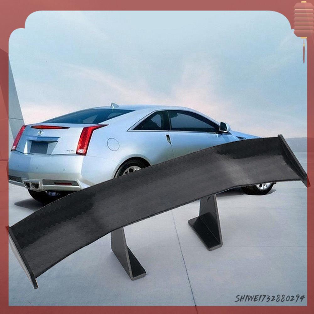 SHIWEI732880294  bức Cài đặt chất kết dính ABS Cánh thân sau Spoiler nhỏ Trang trí đuôi xe Sợi carbon