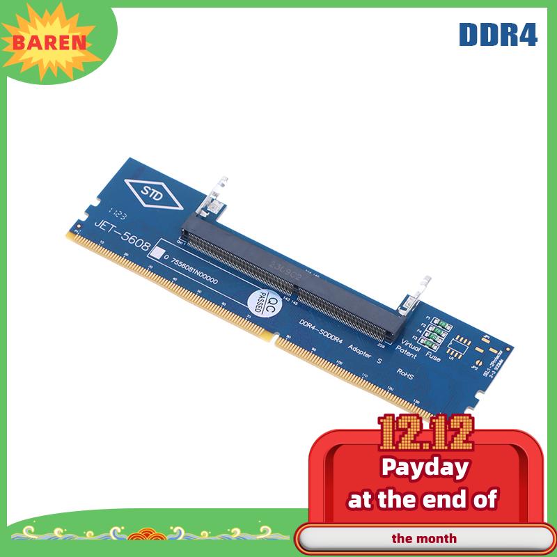BAREN DDR3 DDR4 DDR5 máy tính xách tay SO-DIMM để máy tính để bàn chuyển đổi thẻ chuyển đổi Bộ nhớ RAM kết nối bộ chuyển đổi - 4