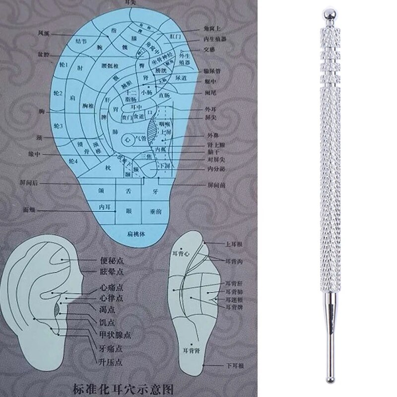 【Shop with Confidence】 Acupuncture Reflex Zone Massage Needle Detection Health Care Point Probe Auricular Point Pen Beauty Ear