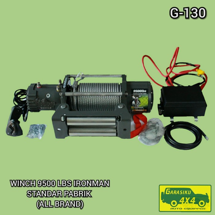 PROMO- WINCH 9500 LBS IRONMAN AUSTRALIA Harga 9,792,000 rupiah*Gratis Ongkir