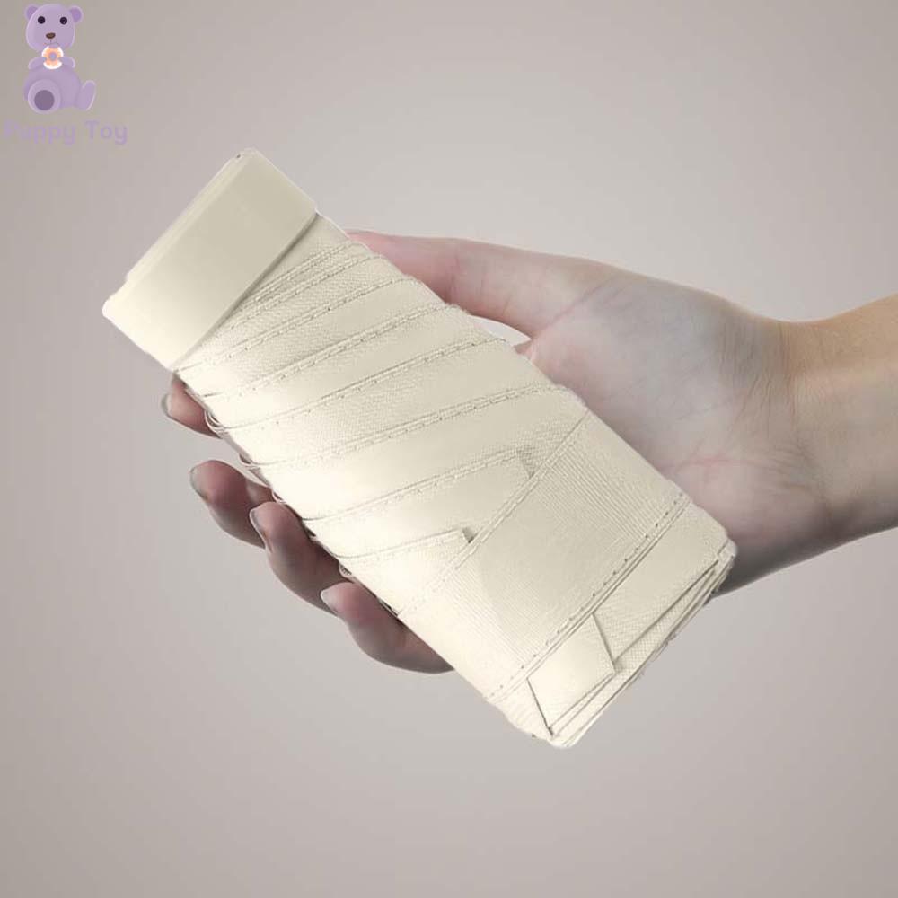 TESDFD Nhẹ Ô dù bỏ túi Cao cấp Bảo vệ khỏi tia UV Ô dù di động nhỏ gọn Công nghệ chống gió Khung hỗ trợ 6 xương Ô dù gấp đôi chức năng Phụ nữ
