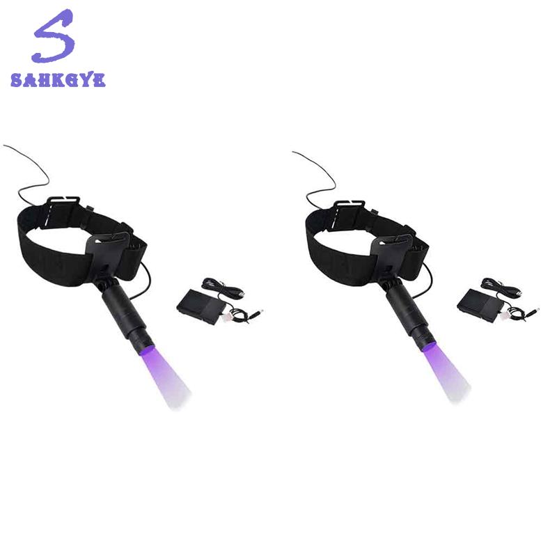 greatbuy666-New Spotlight Head-Mounted 6W Eyelash Grafting Extension Nail Beauty with Foot Pedal Ultraviolet UV Cure Lamp ราคา 2,400 บาท*ส่งฟรี