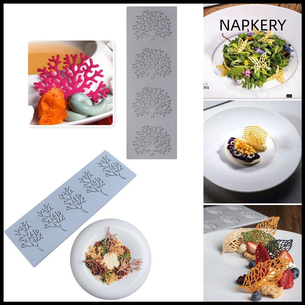 NAPKERY 622 Nhà bếp Khuôn làm bánh sô cô la Dụng cụ làm bánh Viền trang trí bánh Khuôn làm bánh bông lan Khuôn làm bánh ren Khuôn silicon