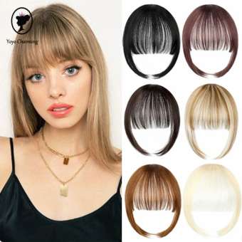 YOYO CHARMING Tua rua Tóc mái cùn Tóc giả tổng hợp Tóc Giả Nối tóc mái Phụ kiện tóc Tự nhiên Tóc mái giả Phụ nữ