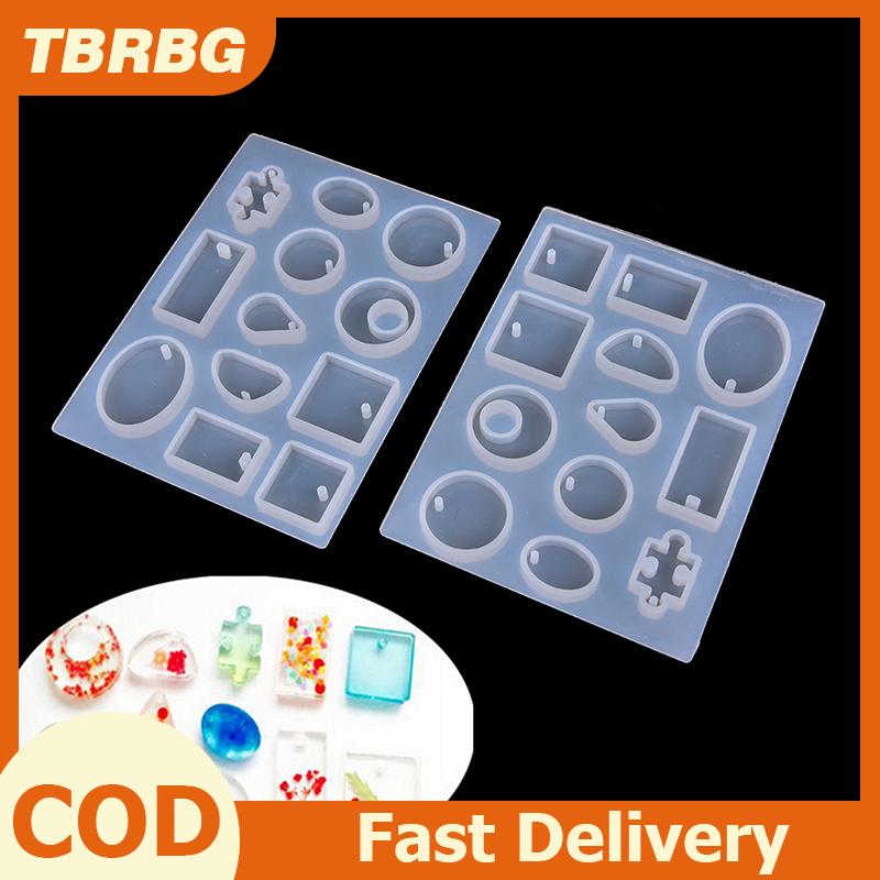 TBRBG Tự làm Silicone khuôn nhựa đồ trang sức làm khuôn Epoxy Mặt dây chuyền thủ công khuôn