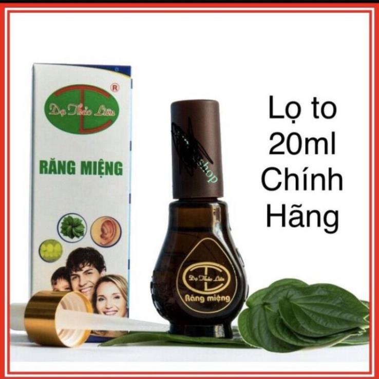 Tinh dầu răng miệng dạ thảo liên chai to 20ml - chăm sóc răng miệng