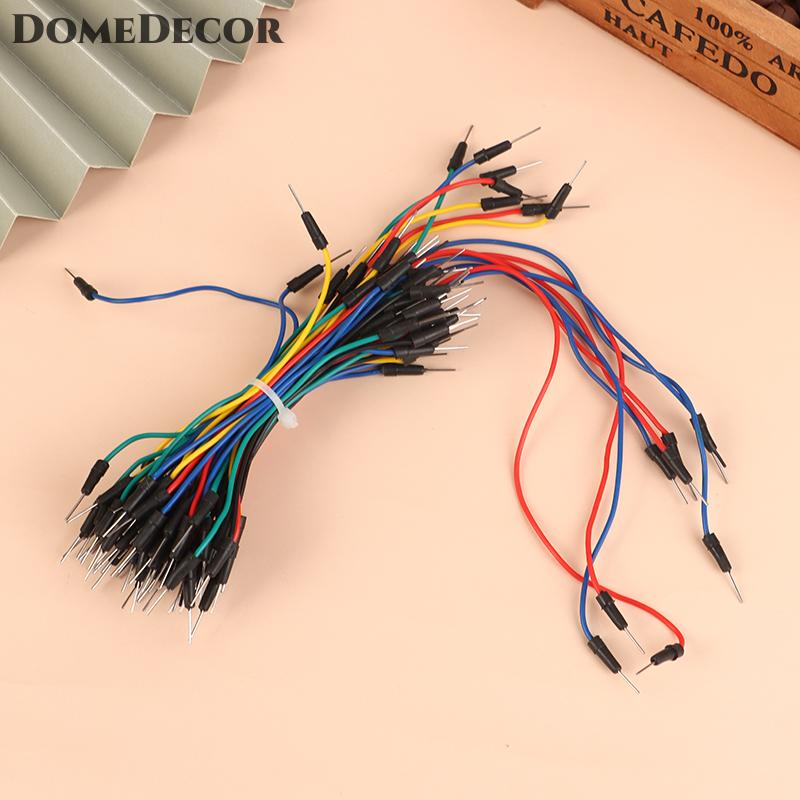 DomeDecor 65 cái mới solderless linh hoạt Breadboard Jumper cáp dây cho cho Breadboard